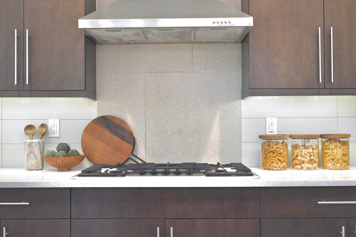 Kitchen staged by Top Staging And Design at the Kirkland project